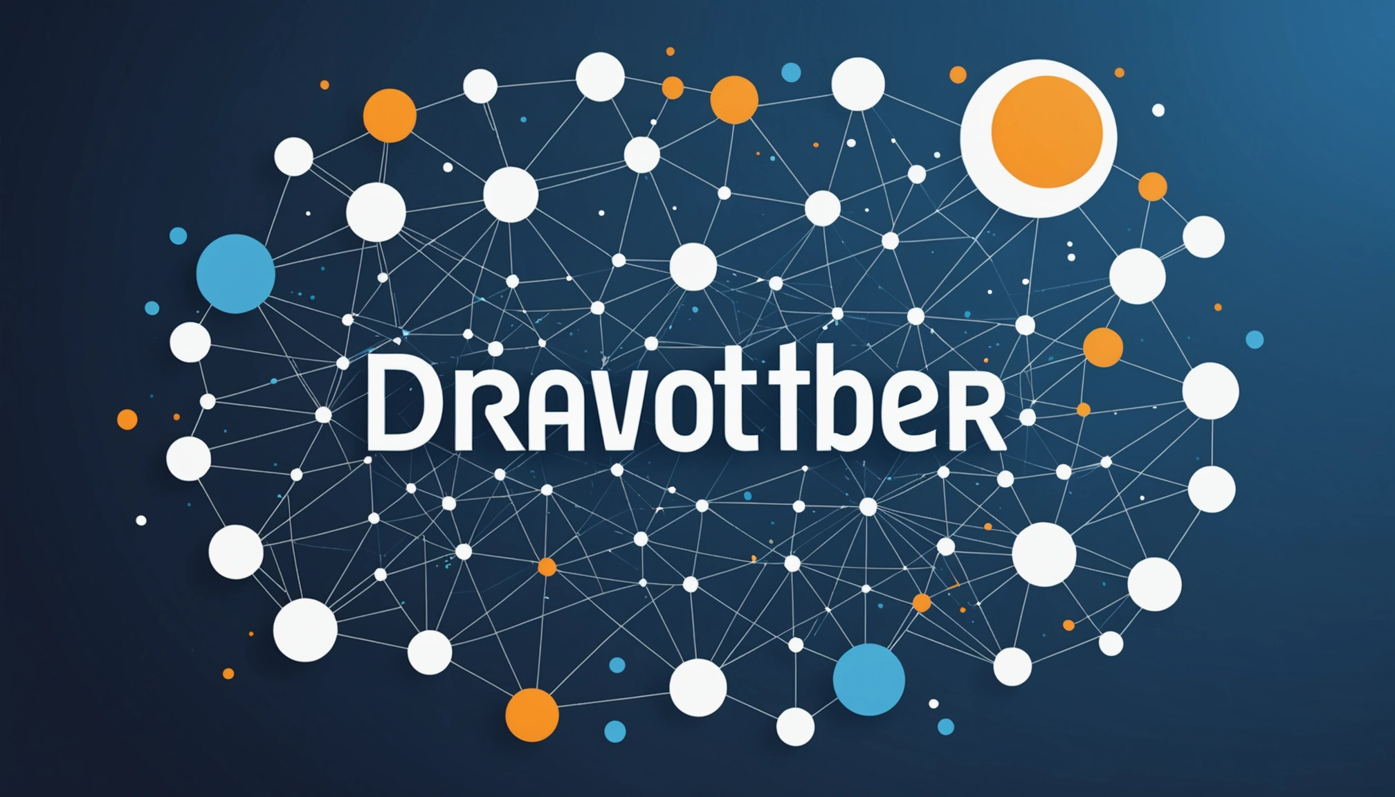 Prospect.io: What Happened to the Brand?, Digital art, technology concept, abstract, clean lines, minimalist, corporate blue and white, data visualization, glowing nodes, wordpress, php, html, css