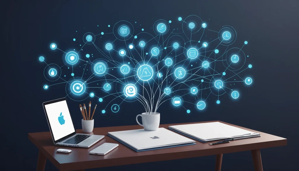 AverickMedia: How to Verify Purchased Lists, Digital art, technology concept, abstract, clean lines, minimalist, corporate blue and white, data visualization, glowing nodes, wordpress, php, html, css