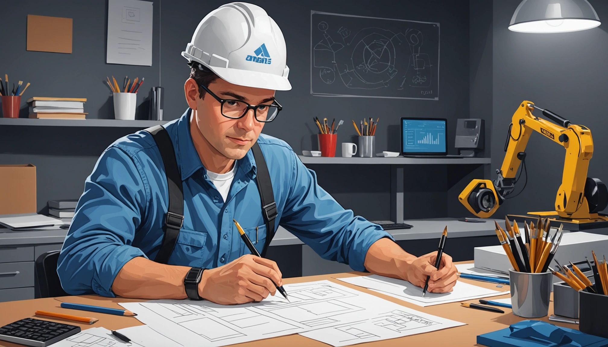 Construction Data: Extracting Contractors and Builders, Digital art, technology concept, abstract, clean lines, minimalist, corporate blue and white, data visualization, glowing nodes, wordpress, php, html, css