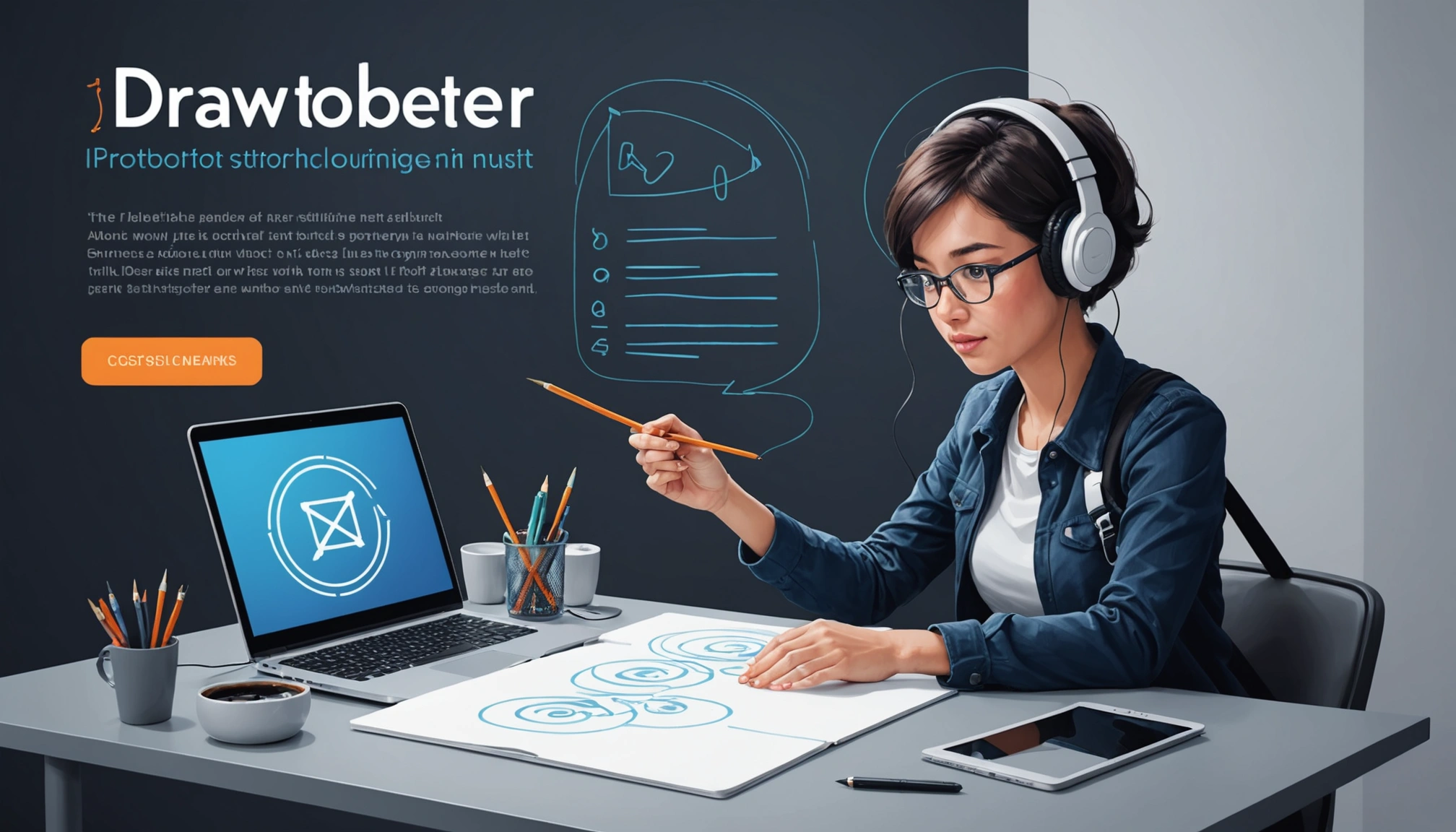 How to Build a Lead List in 5 Minutes, Digital art, technology concept, abstract, clean lines, minimalist, corporate blue and white, data visualization, glowing nodes, wordpress, php, html, css