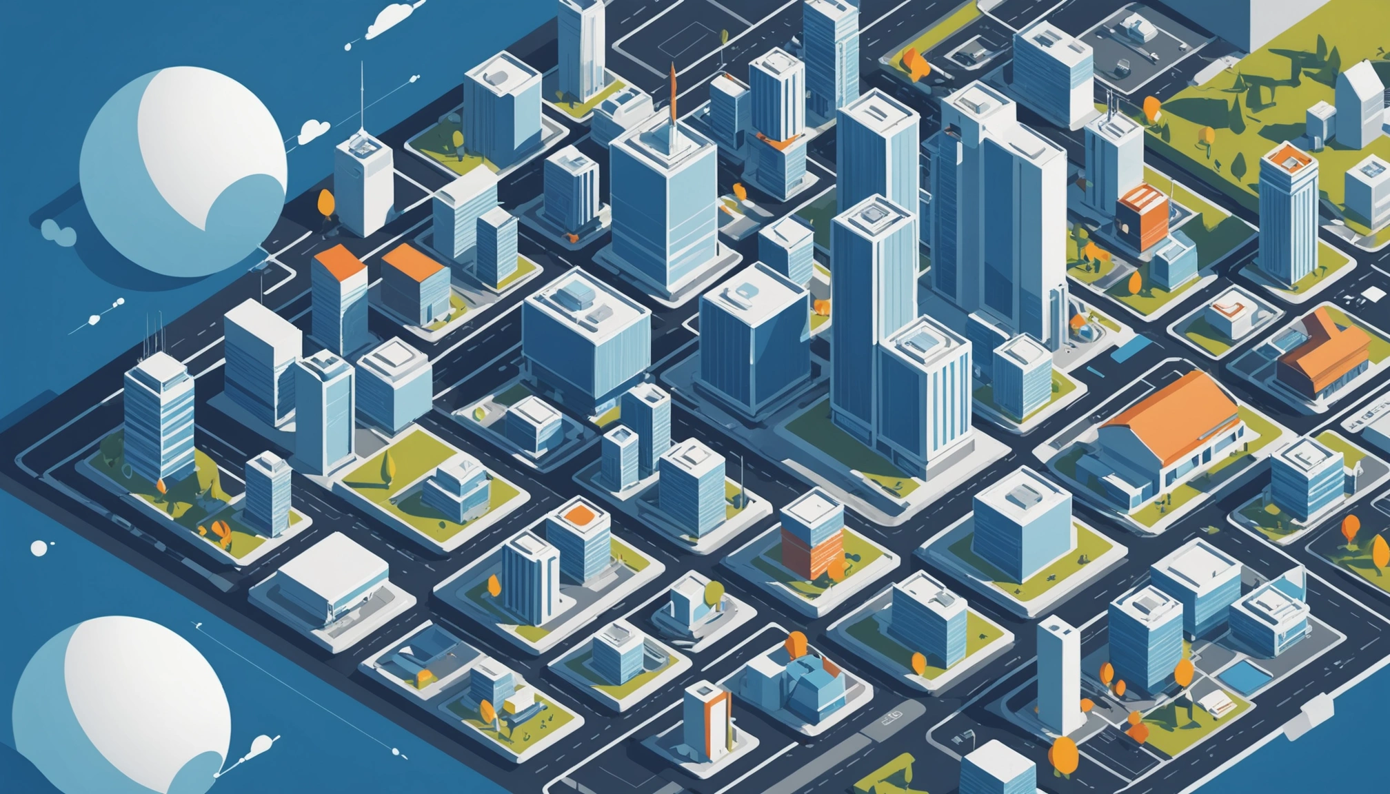 Exporting Google Maps Leads to CSV, Digital art, technology concept, abstract, clean lines, minimalist, corporate blue and white, data visualization, glowing nodes, wordpress, php, html, css