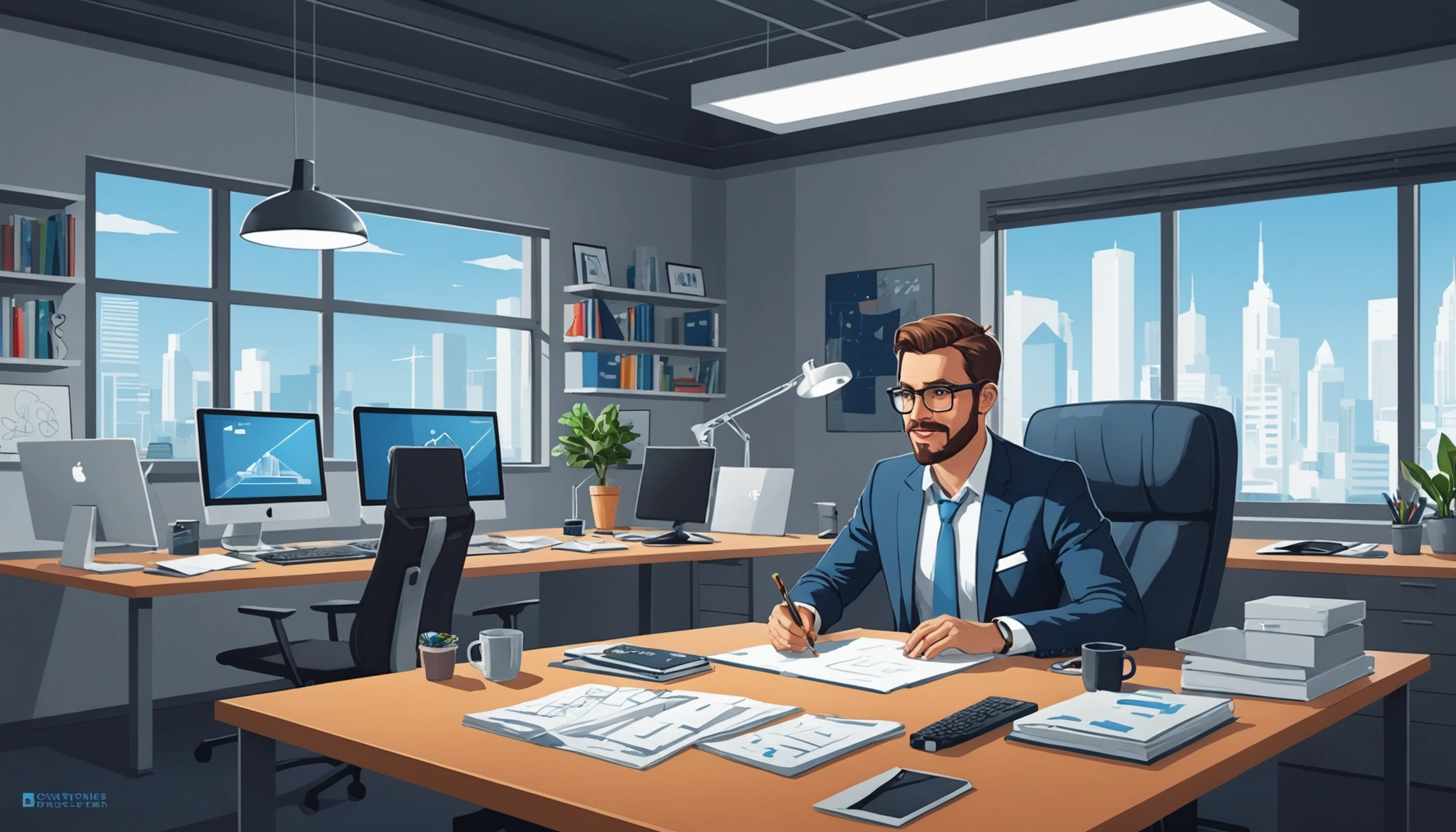 Finding Real Estate Investors: A Step-by-Step Guide, Digital art, technology concept, abstract, clean lines, minimalist, corporate blue and white, data visualization, glowing nodes, wordpress, php, html, css