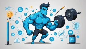 How to Extract Gym Owners for Fitness SaaS, Digital art, technology concept, abstract, clean lines, minimalist, corporate blue and white, data visualization, glowing nodes, wordpress, php, html, css