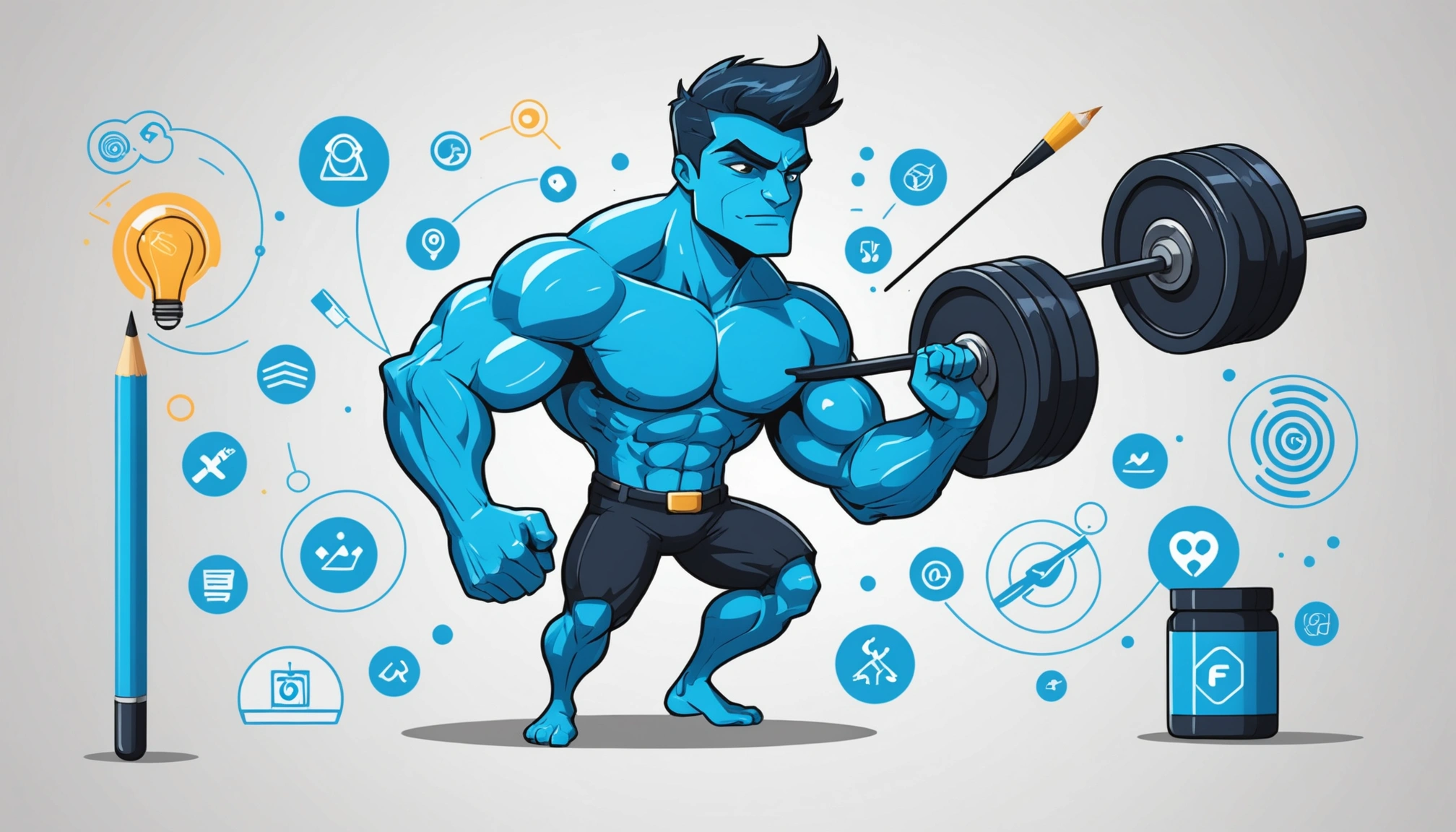 How to Extract Gym Owners for Fitness SaaS, Digital art, technology concept, abstract, clean lines, minimalist, corporate blue and white, data visualization, glowing nodes, wordpress, php, html, css