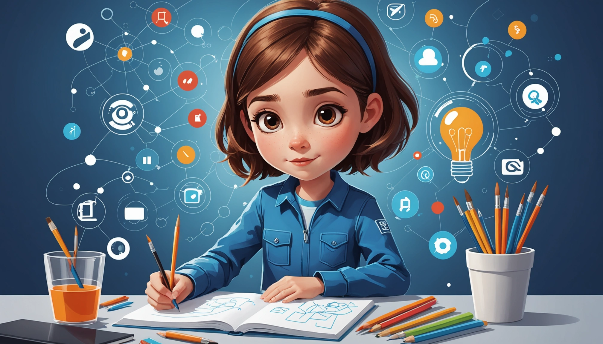 How to Extract Leads from Indeed, Digital art, technology concept, abstract, clean lines, minimalist, corporate blue and white, data visualization, glowing nodes, wordpress, php, html, css