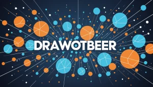 Finding Leads from Instagram, Digital art, technology concept, abstract, clean lines, minimalist, corporate blue and white, data visualization, glowing nodes, wordpress, php, html, css