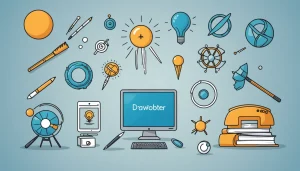 Advantages and Disadvantages of Clearbit for Enrichment, Digital art, technology concept, abstract, clean lines, minimalist, corporate blue and white, data visualization, glowing nodes, wordpress, php, html, css