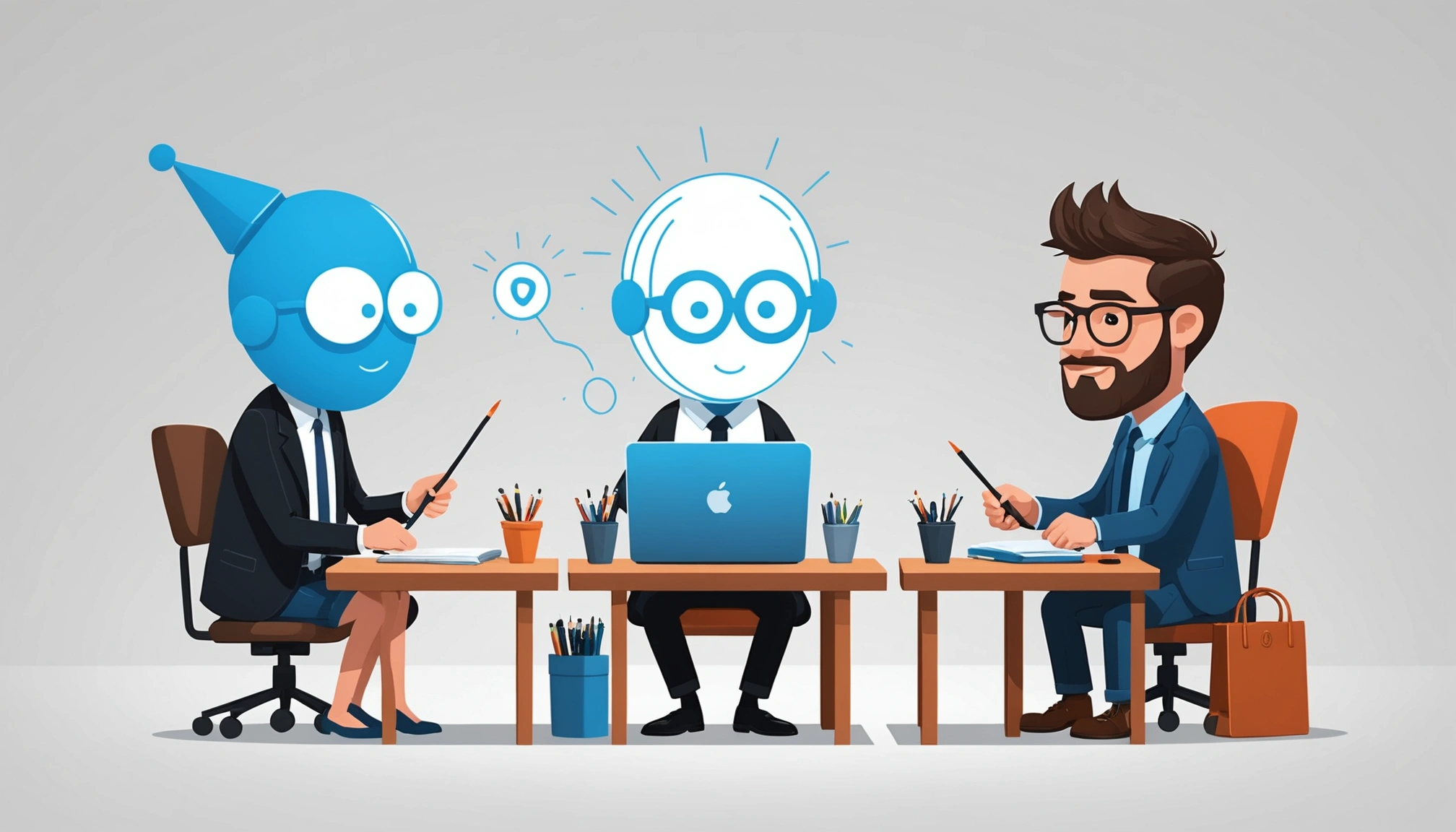 Pros and Cons of Using Evaboot for LinkedIn, Digital art, technology concept, abstract, clean lines, minimalist, corporate blue and white, data visualization, glowing nodes, wordpress, php, html, css