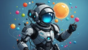 Advantages and Disadvantages of PhantomBuster, Digital art, technology concept, abstract, clean lines, minimalist, corporate blue and white, data visualization, glowing nodes, wordpress, php, html, css