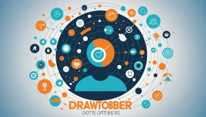 Advantages and Disadvantages of PersistIQ, Digital art, technology concept, abstract, clean lines, minimalist, corporate blue and white, data visualization, glowing nodes, wordpress, php, html, css