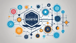 Advantages and Disadvantages of LeadGenius, Digital art, technology concept, abstract, clean lines, minimalist, corporate blue and white, data visualization, glowing nodes, wordpress, php, html, css