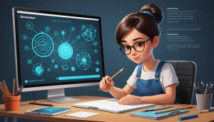 Why Live Scraping Adapts Faster to Market Changes, Digital art, technology concept, abstract, clean lines, minimalist, corporate blue and white, data visualization, glowing nodes, wordpress, php, html, css