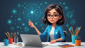 Why EfficientPIM Offers Better Data Hygiene, Digital art, technology concept, abstract, clean lines, minimalist, corporate blue and white, data visualization, glowing nodes, wordpress, php, html, css