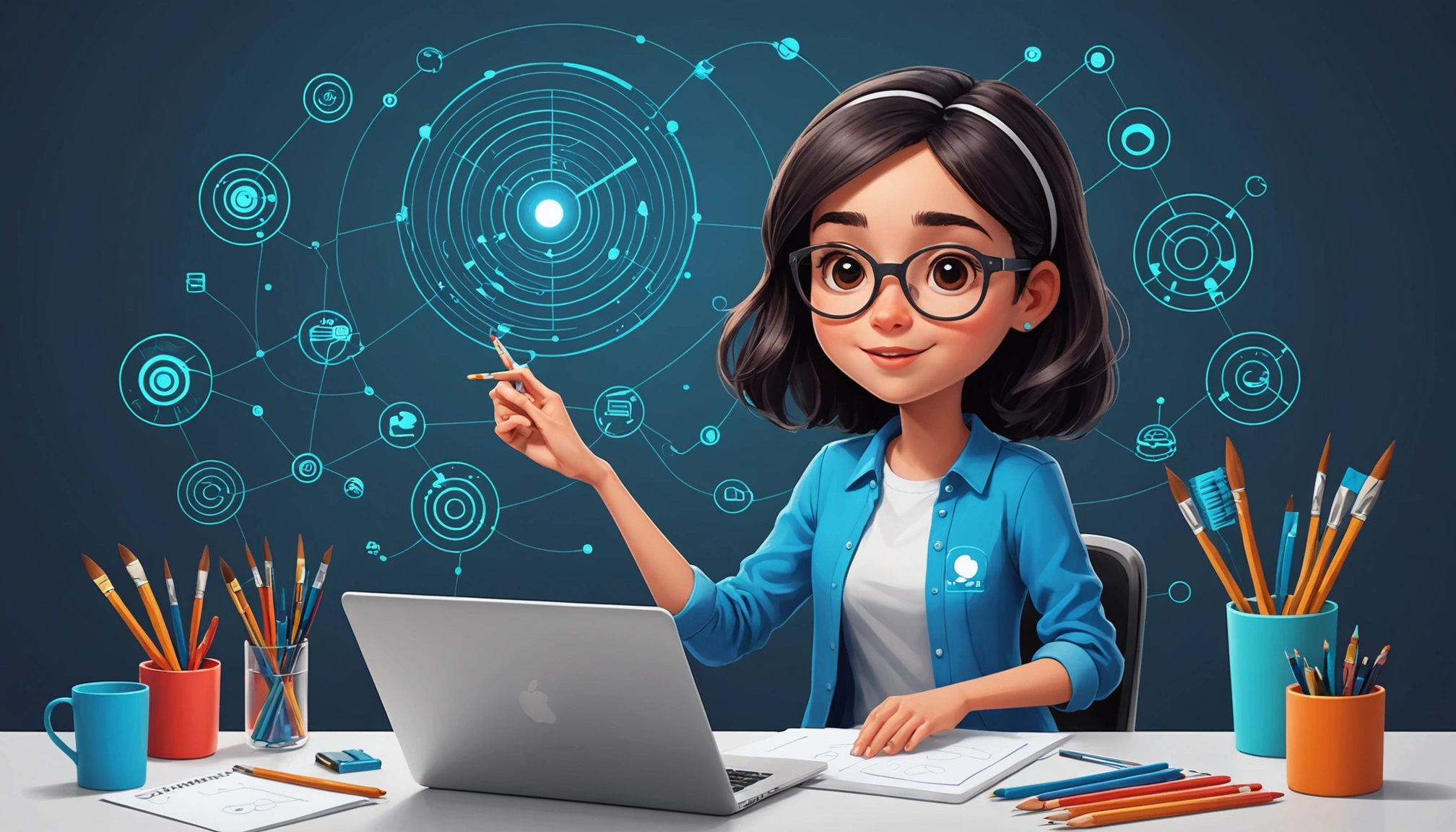 Why EfficientPIM Offers Better Data Hygiene, Digital art, technology concept, abstract, clean lines, minimalist, corporate blue and white, data visualization, glowing nodes, wordpress, php, html, css