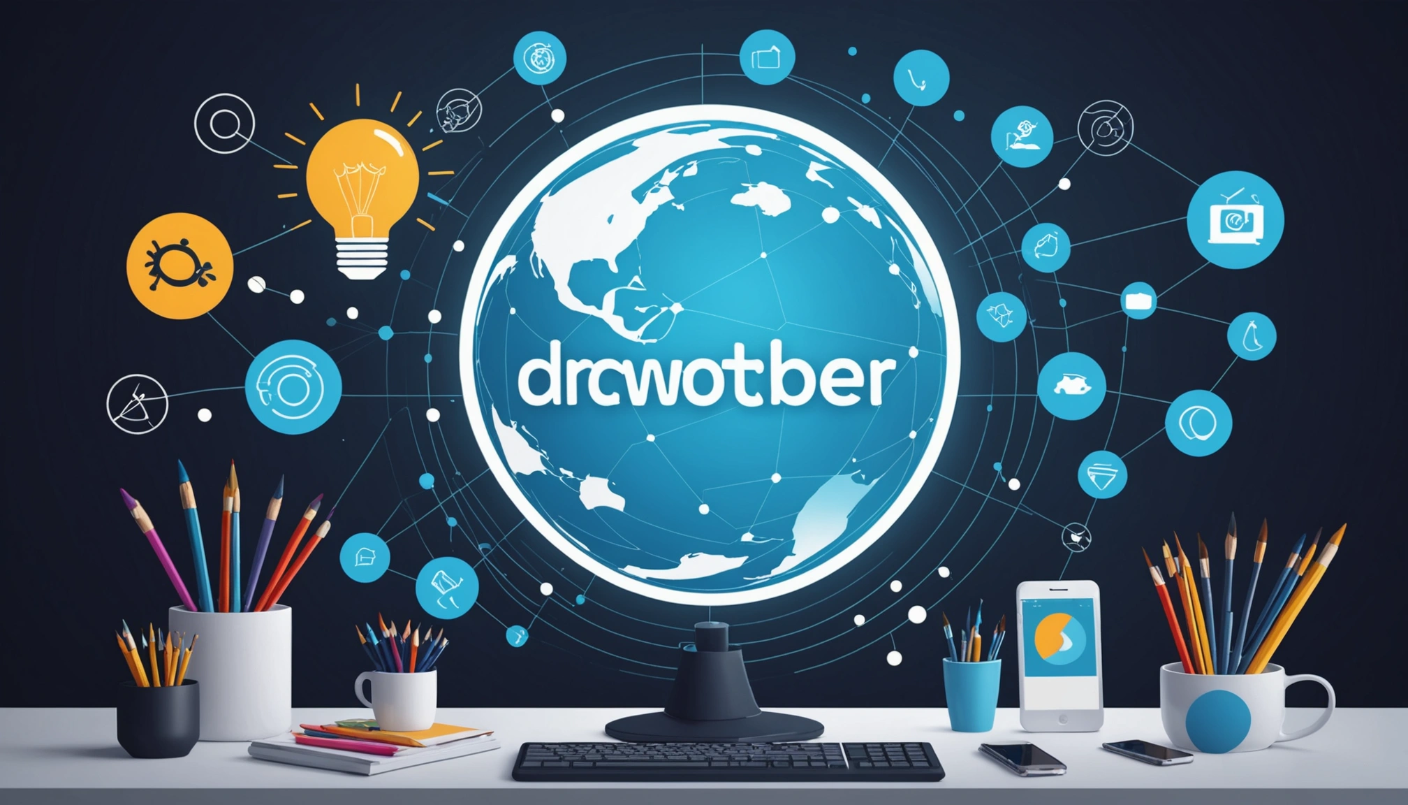 Advantages and Disadvantages of LeadIQ, Digital art, technology concept, abstract, clean lines, minimalist, corporate blue and white, data visualization, glowing nodes, wordpress, php, html, css