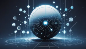 Why Stale Data is the Enemy of Personalization, Digital art, technology concept, abstract, clean lines, minimalist, corporate blue and white, data visualization, glowing nodes, wordpress, php, html, css