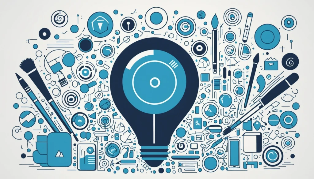 Pros and Cons of Demandbase, Digital art, technology concept, abstract, clean lines, minimalist, corporate blue and white, data visualization, glowing nodes, wordpress, php, html, css