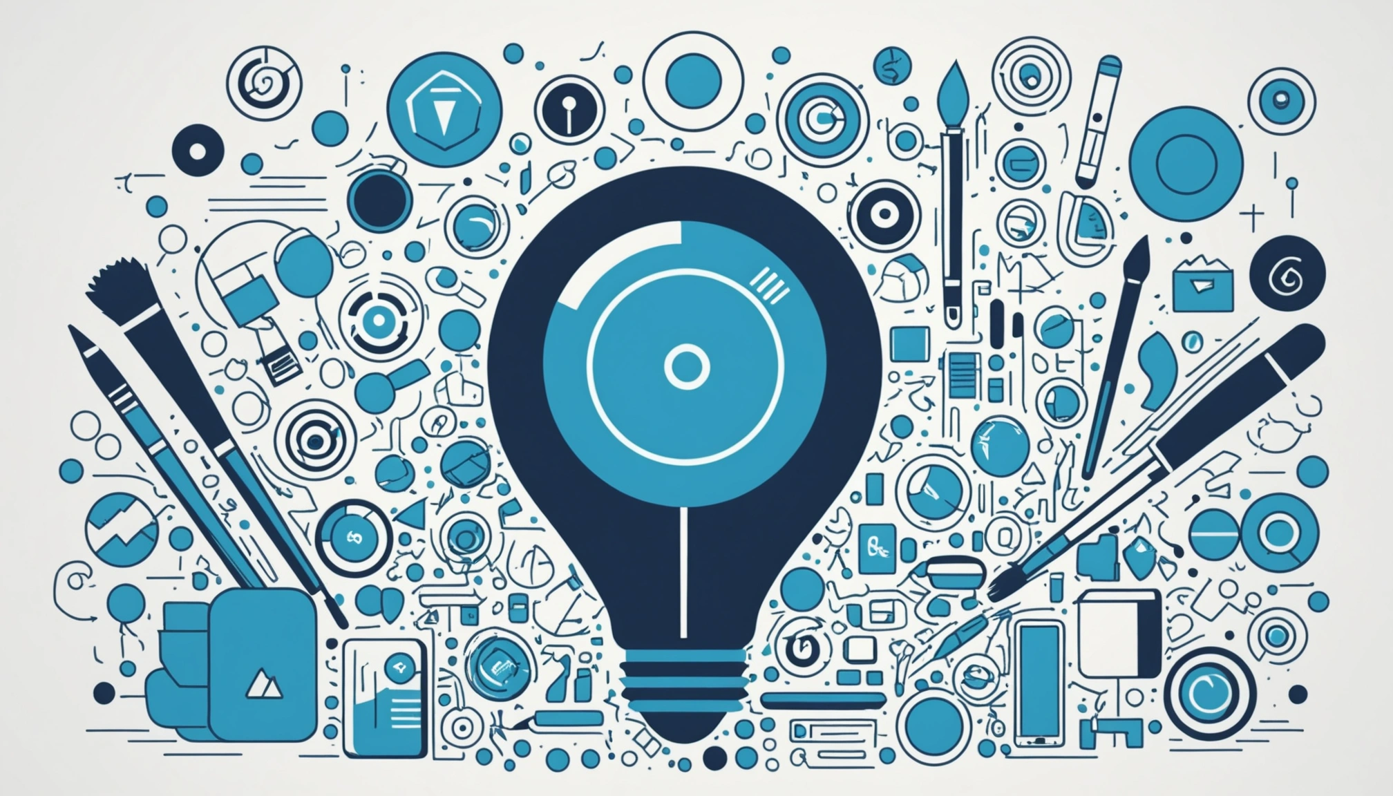 Pros and Cons of Demandbase, Digital art, technology concept, abstract, clean lines, minimalist, corporate blue and white, data visualization, glowing nodes, wordpress, php, html, css