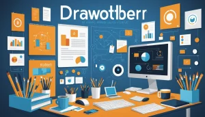 The Disadvantages of Using Old Trade Show Lists, Digital art, technology concept, abstract, clean lines, minimalist, corporate blue and white, data visualization, glowing nodes, wordpress, php, html, css