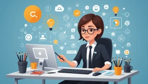 Advantages and Disadvantages of Experian Data, Digital art, technology concept, abstract, clean lines, minimalist, corporate blue and white, data visualization, glowing nodes, wordpress, php, html, css