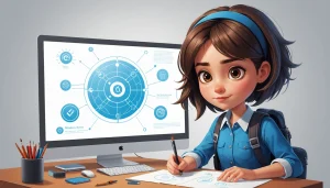 Why EfficientPIM Reduces Manual Verification Work, Digital art, technology concept, abstract, clean lines, minimalist, corporate blue and white, data visualization, glowing nodes, wordpress, php, html, css