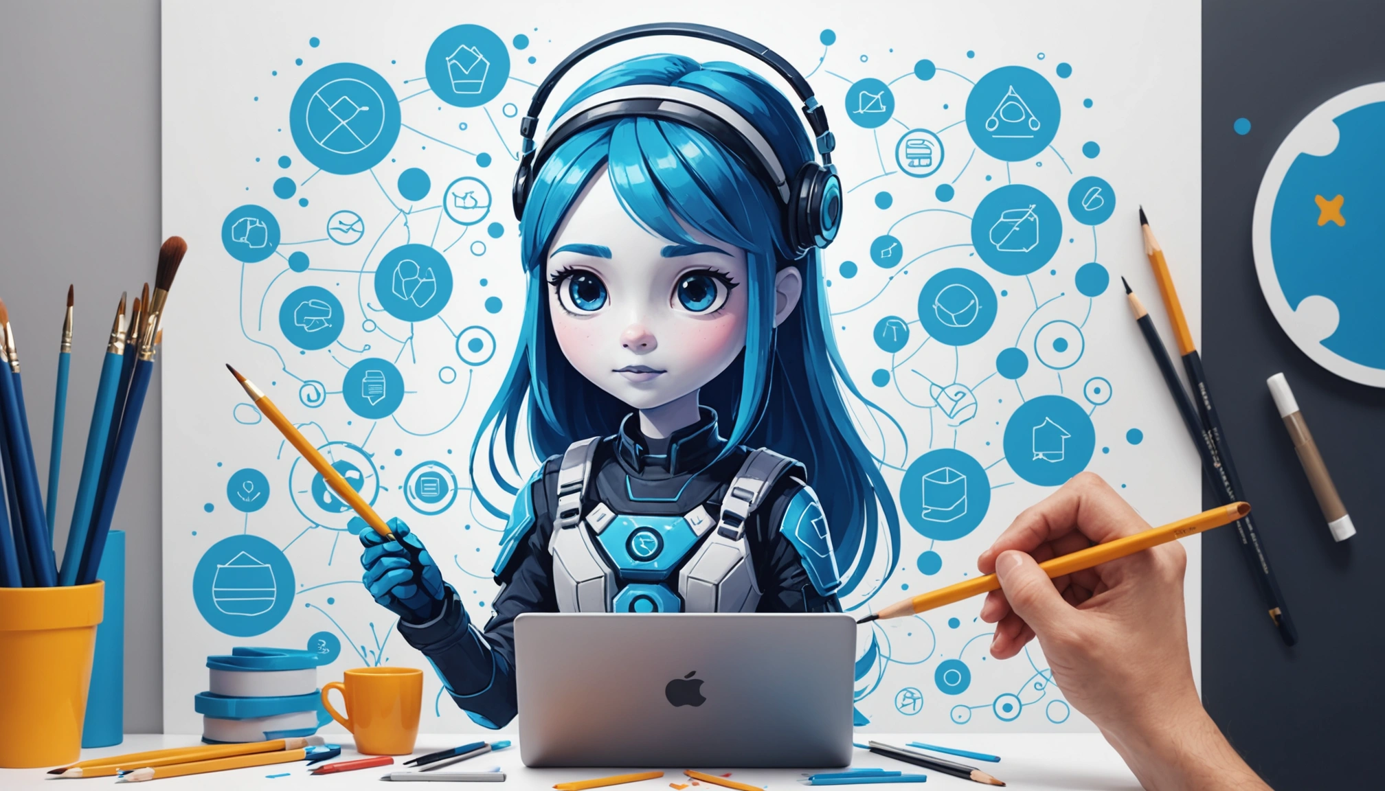 Why Real-Time Extraction is Best for Event Marketing, Digital art, technology concept, abstract, clean lines, minimalist, corporate blue and white, data visualization, glowing nodes, wordpress, php, html, css