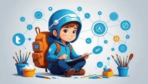 Why EfficientPIM is the Smart Choice for Agencies, Digital art, technology concept, abstract, clean lines, minimalist, corporate blue and white, data visualization, glowing nodes, wordpress, php, html, css