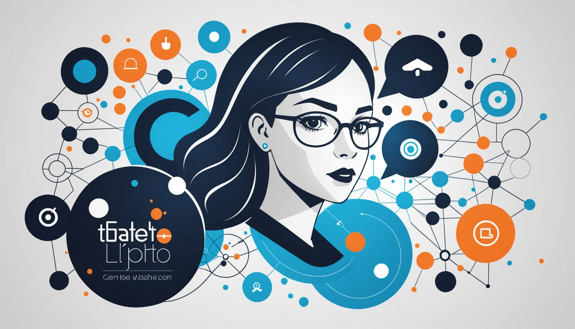 The Pros and Cons of Alesco Data, Digital art, technology concept, abstract, clean lines, minimalist, corporate blue and white, data visualization, glowing nodes, wordpress, php, html, css