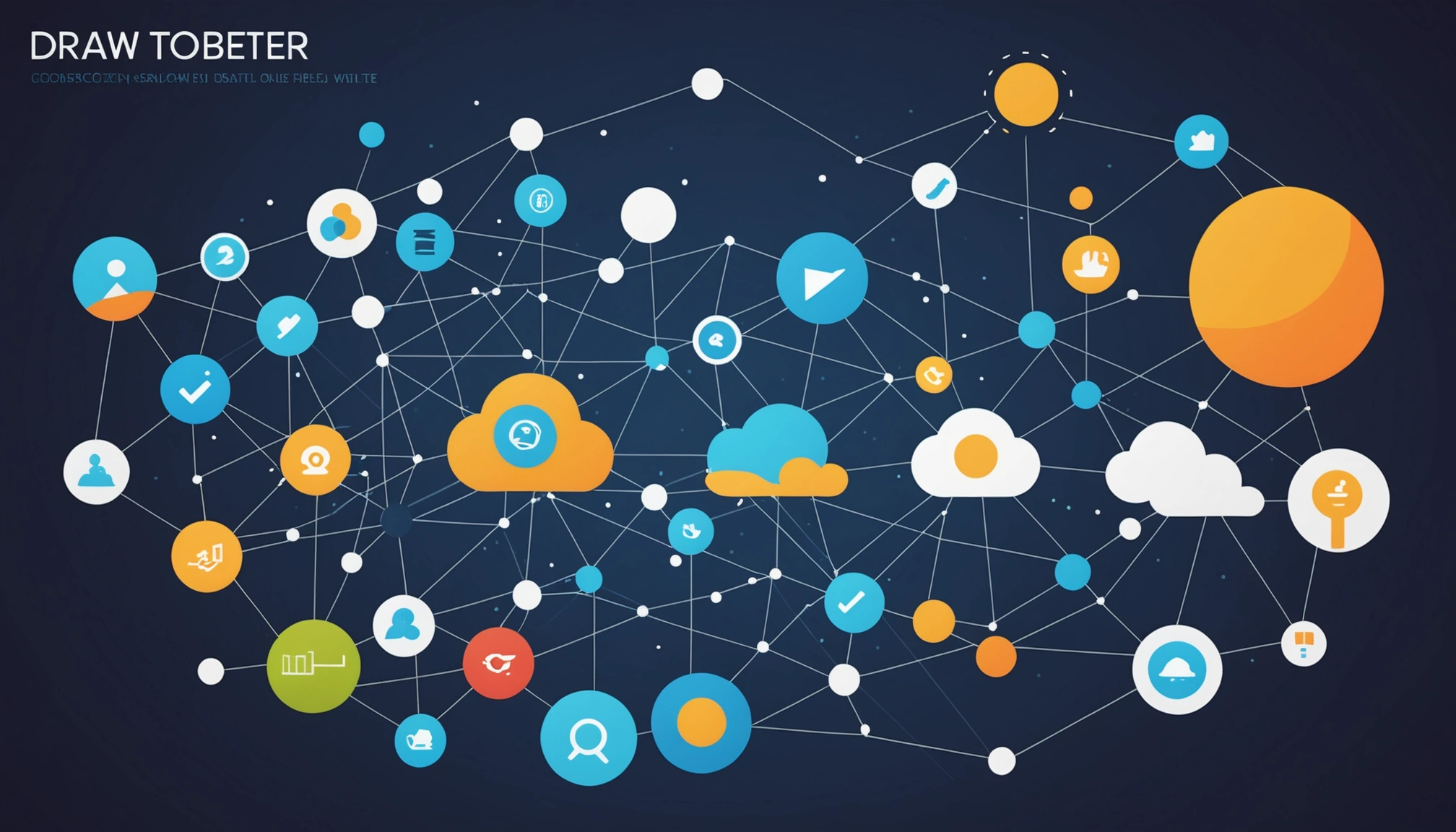 Advantages and Disadvantages of Lake B2B, Digital art, technology concept, abstract, clean lines, minimalist, corporate blue and white, data visualization, glowing nodes, wordpress, php, html, css