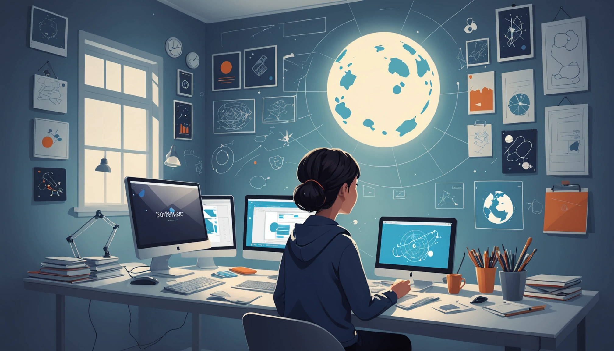 Why Live Scraping Finds Hidden Opportunities, Digital art, technology concept, abstract, clean lines, minimalist, corporate blue and white, data visualization, glowing nodes, wordpress, php, html, css