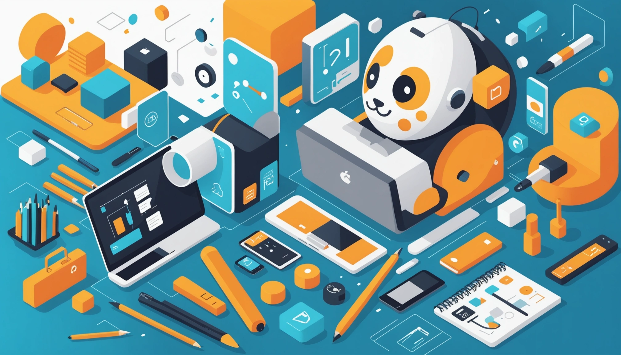 Advantages and Disadvantages of No-Code Scrapers, Digital art, technology concept, abstract, clean lines, minimalist, corporate blue and white, data visualization, glowing nodes, wordpress, php, html, css