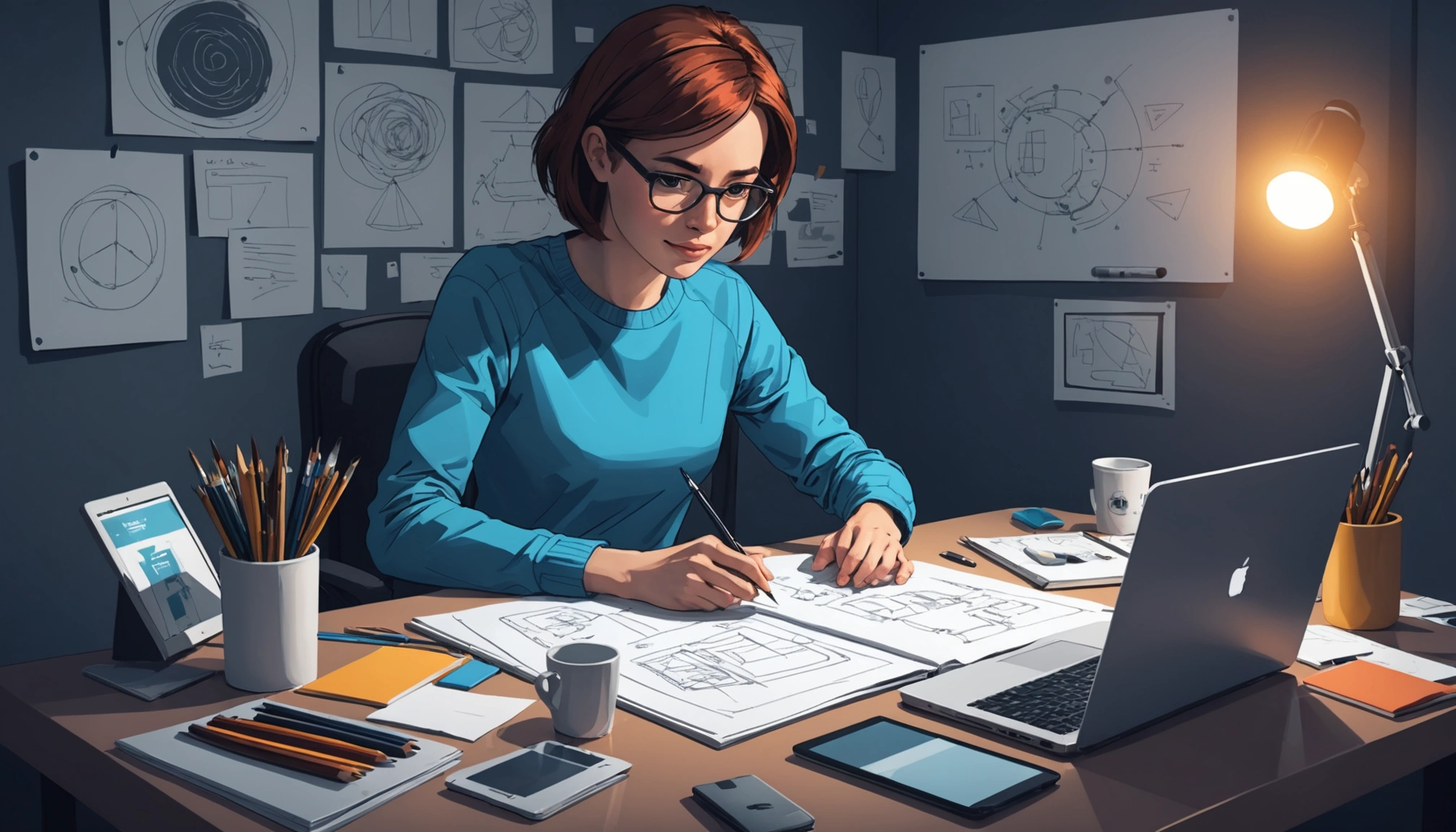 Why Real-Time Scraping is the Best for Freelancers, Digital art, technology concept, abstract, clean lines, minimalist, corporate blue and white, data visualization, glowing nodes, wordpress, php, html, css