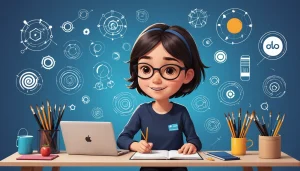 Advantages and Disadvantages of Scraping Review Sites, Digital art, technology concept, abstract, clean lines, minimalist, corporate blue and white, data visualization, glowing nodes, wordpress, php, html, css