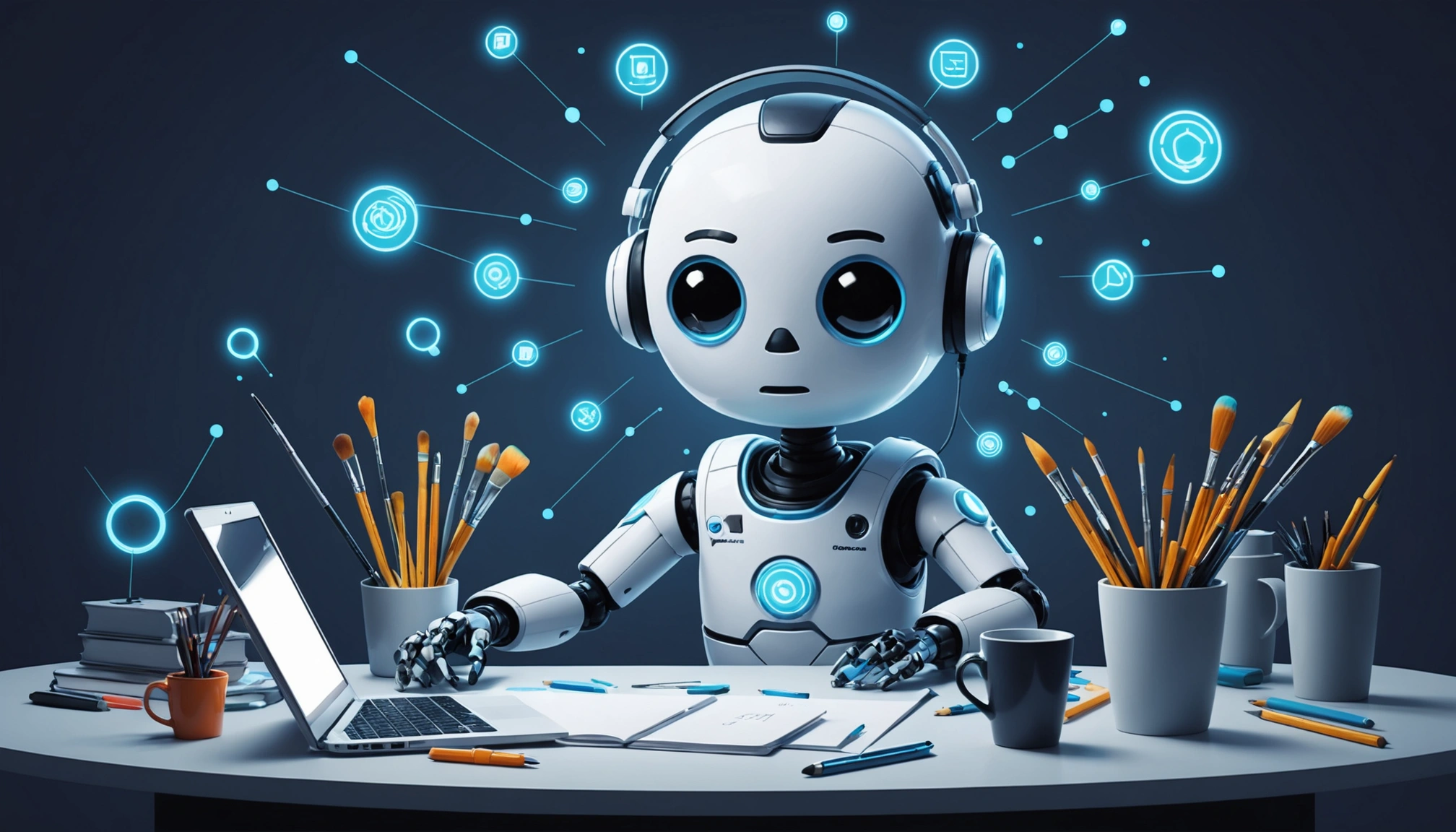 The Disadvantages of Using Unclean CSVs, Digital art, technology concept, abstract, clean lines, minimalist, corporate blue and white, data visualization, glowing nodes, wordpress, php, html, css