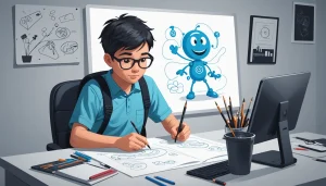 Why Live Scraping is Better for PR Campaigns, Digital art, technology concept, abstract, clean lines, minimalist, corporate blue and white, data visualization, glowing nodes, wordpress, php, html, css