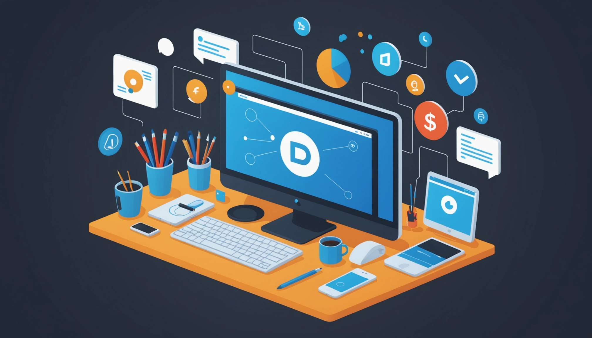 Why Stale Databases Fail for Job Searchers, Digital art, technology concept, abstract, clean lines, minimalist, corporate blue and white, data visualization, glowing nodes, wordpress, php, html, css