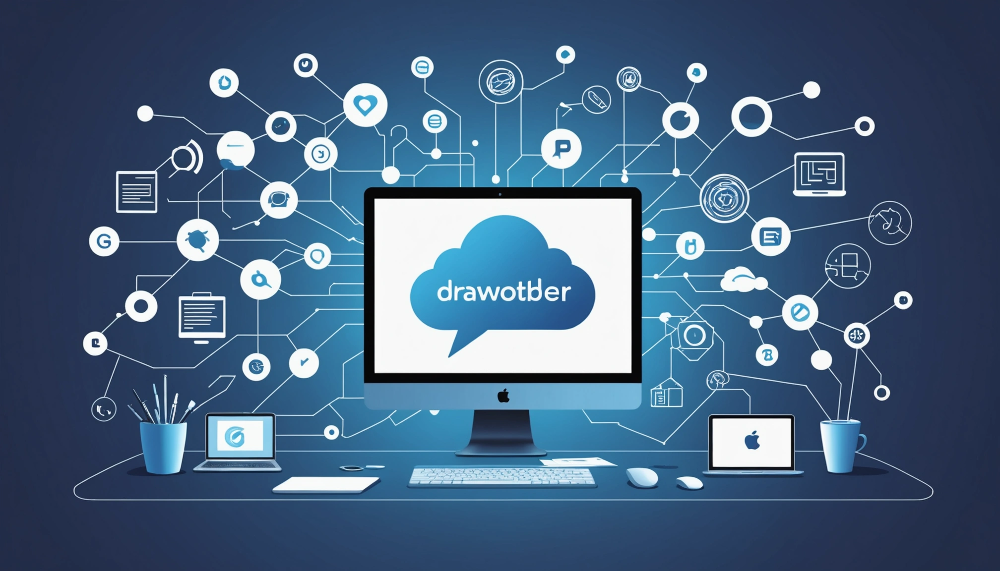 Advantages and Disadvantages of Extracting for SMS Marketing, Digital art, technology concept, abstract, clean lines, minimalist, corporate blue and white, data visualization, glowing nodes, wordpress, php, html, css