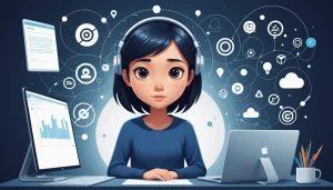 Why Stale Data Increases Complaint Rates, Digital art, technology concept, abstract, clean lines, minimalist, corporate blue and white, data visualization, glowing nodes, wordpress, php, html, css