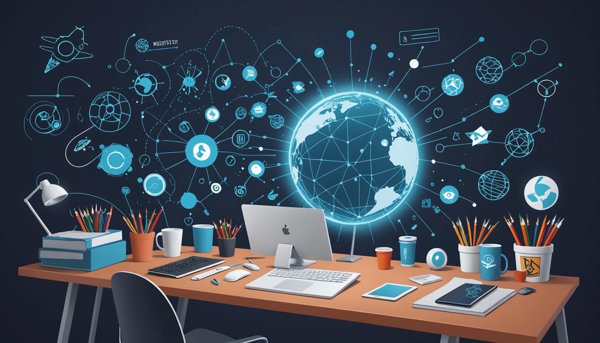 Why Live Scraping is Better for Local Businesses, Digital art, technology concept, abstract, clean lines, minimalist, corporate blue and white, data visualization, glowing nodes, wordpress, php, html, css