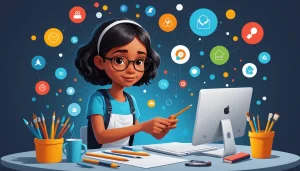 Advantages and Disadvantages of Extracting for Influencer Marketing, Digital art, technology concept, abstract, clean lines, minimalist, corporate blue and white, data visualization, glowing nodes, wordpress, php, html, css