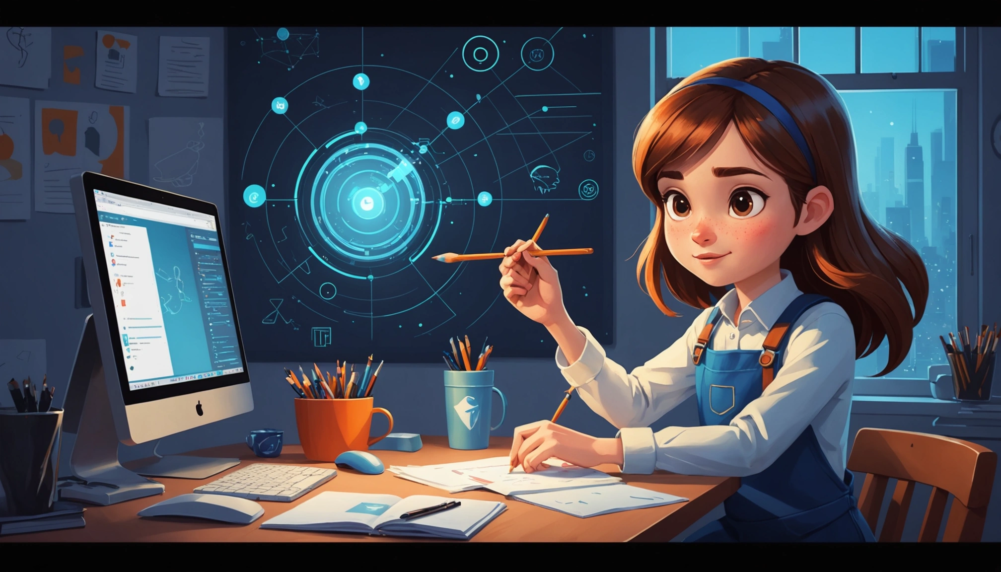 Why EfficientPIM is the Best for Link Outreach, Digital art, technology concept, abstract, clean lines, minimalist, corporate blue and white, data visualization, glowing nodes, wordpress, php, html, css