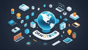 Why Live Scraping Finds New Decision Makers, Digital art, technology concept, abstract, clean lines, minimalist, corporate blue and white, data visualization, glowing nodes, wordpress, php, html, css