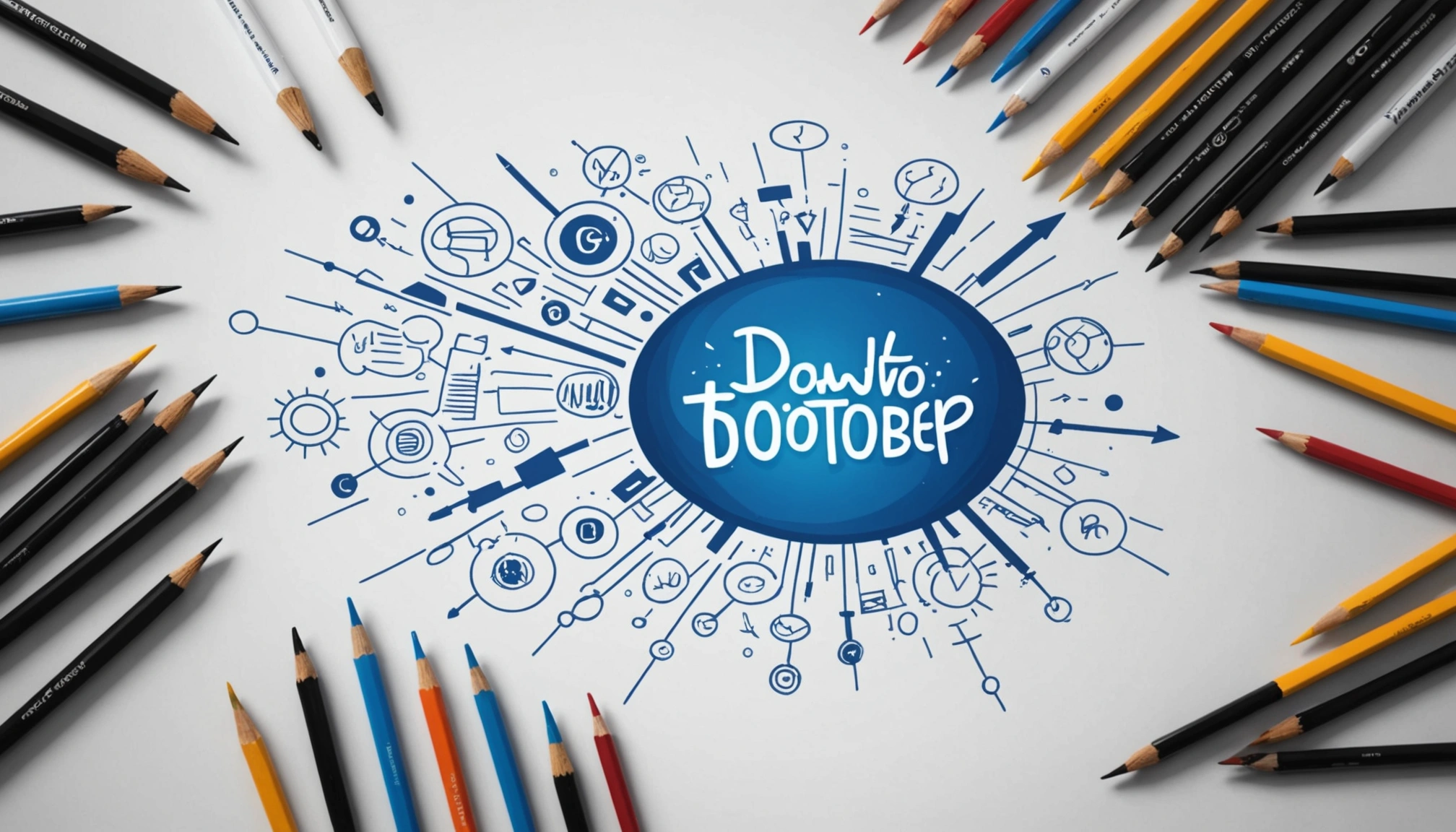 The Pros and Cons of Scraping for Trend Analysis, Digital art, technology concept, abstract, clean lines, minimalist, corporate blue and white, data visualization, glowing nodes, wordpress, php, html, css