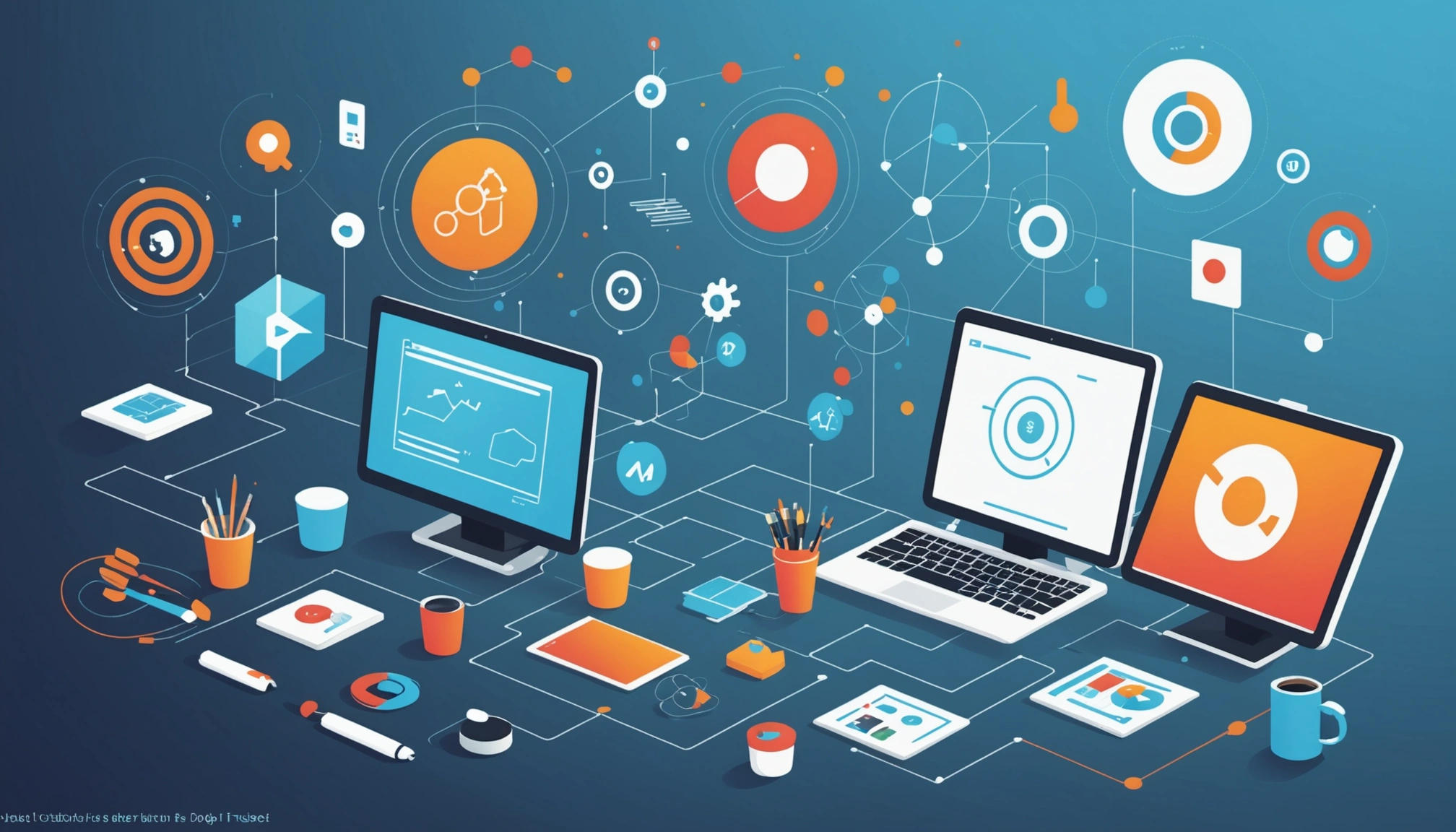 The Disadvantages of Using Old Economic Data, Digital art, technology concept, abstract, clean lines, minimalist, corporate blue and white, data visualization, glowing nodes, wordpress, php, html, css