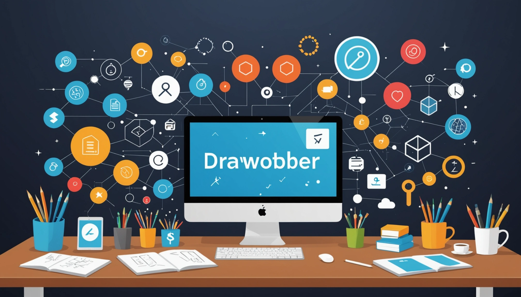 The Pros and Cons of Scraping for Risk Management, Digital art, technology concept, abstract, clean lines, minimalist, corporate blue and white, data visualization, glowing nodes, wordpress, php, html, css