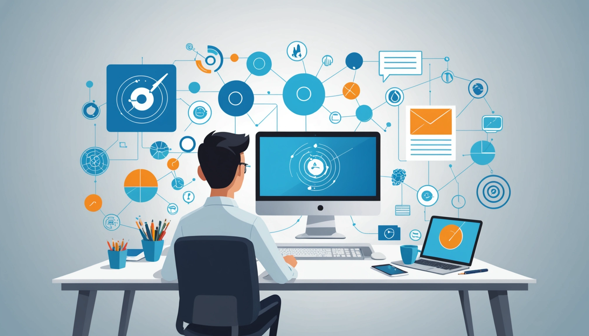 Why Stale Data Misses Regulatory Changes, Digital art, technology concept, abstract, clean lines, minimalist, corporate blue and white, data visualization, glowing nodes, wordpress, php, html, css