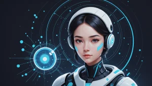 What Apollo.io and ZoomInfo Have in Common, Digital art, technology concept, abstract, clean lines, minimalist, corporate blue and white, data visualization, glowing nodes, wordpress, php, html, css