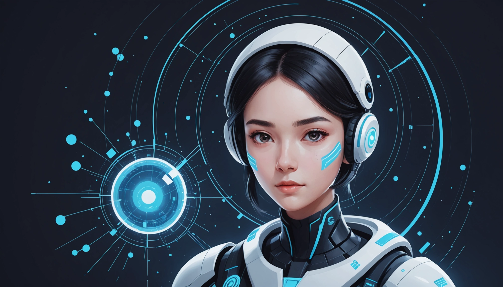 What Apollo.io and ZoomInfo Have in Common, Digital art, technology concept, abstract, clean lines, minimalist, corporate blue and white, data visualization, glowing nodes, wordpress, php, html, css