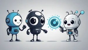 How EfficientPIM and Hunter.io Are Alike in Accuracy, Digital art, technology concept, abstract, clean lines, minimalist, corporate blue and white, data visualization, glowing nodes, wordpress, php, html, css