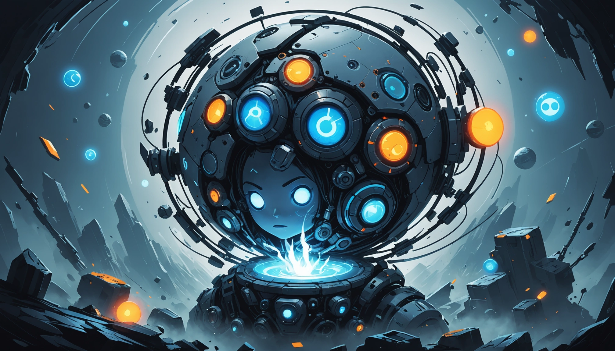 Shared Risks of Using PhantomBuster and Dux-Soup, Digital art, technology concept, abstract, clean lines, minimalist, corporate blue and white, data visualization, glowing nodes, wordpress, php, html, css